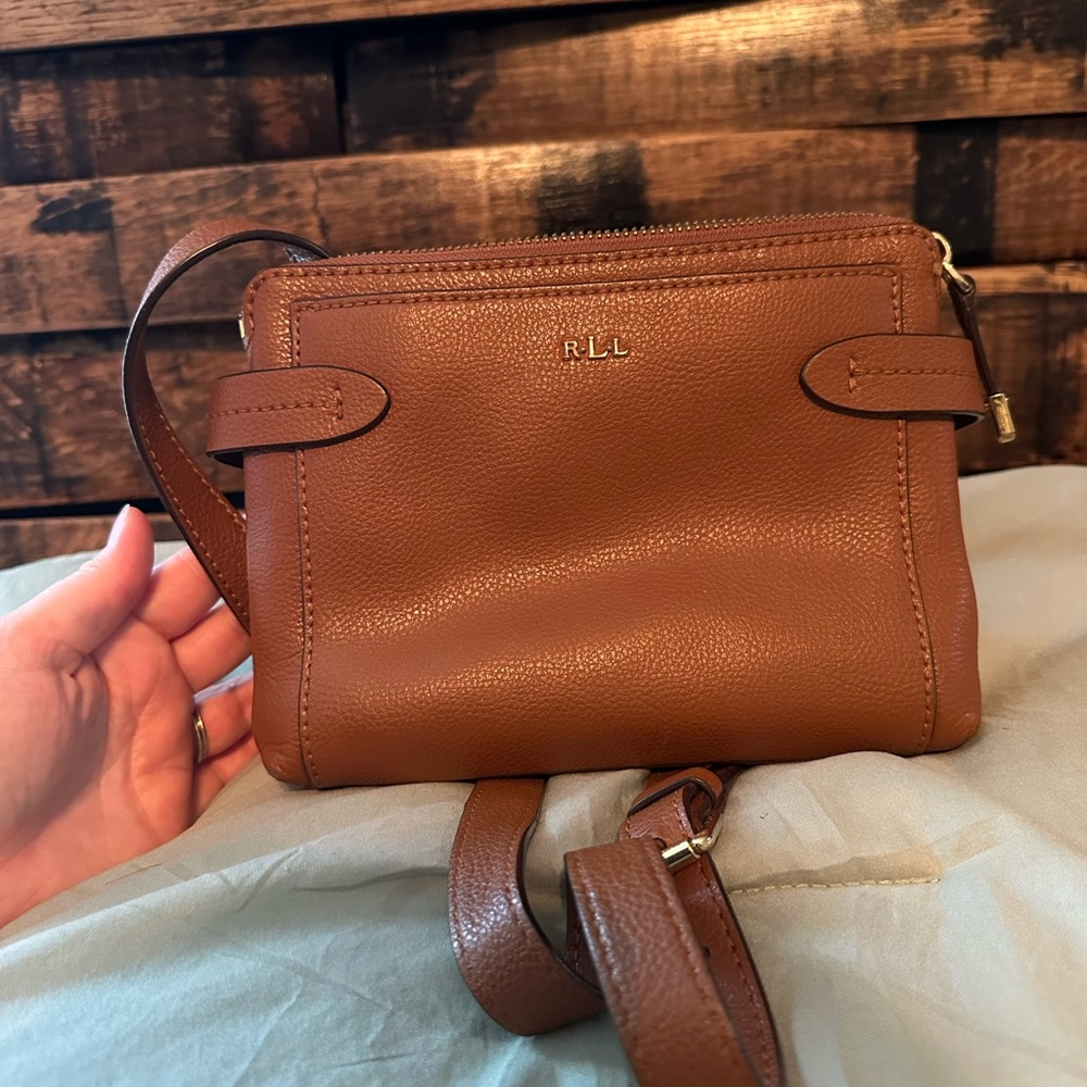 Ralph Lauren leather cross body bag